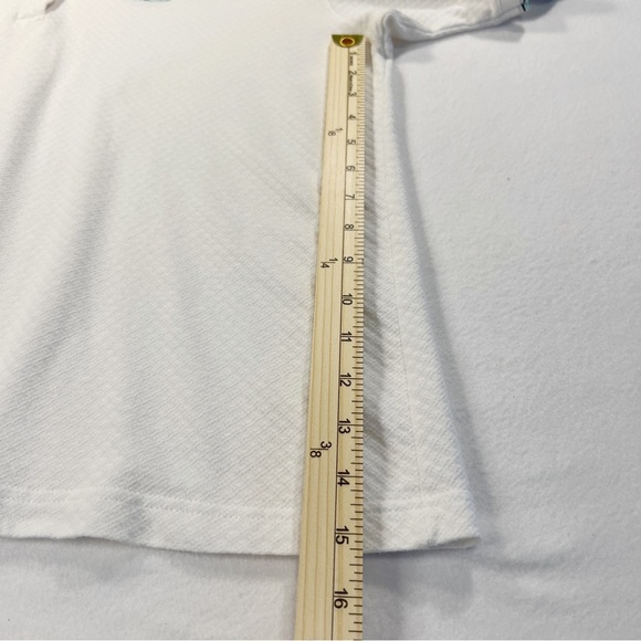 Vintage 90s Polo Golf Shirt WOMEN'S Marcia USA White 1X LPGA - Picture 8 of 12